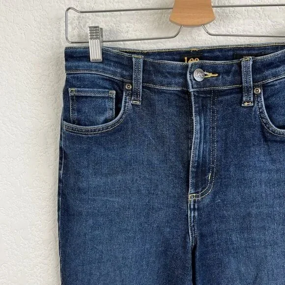 Free People X Lee High Rise Flare Jean - Picture 6 of 9